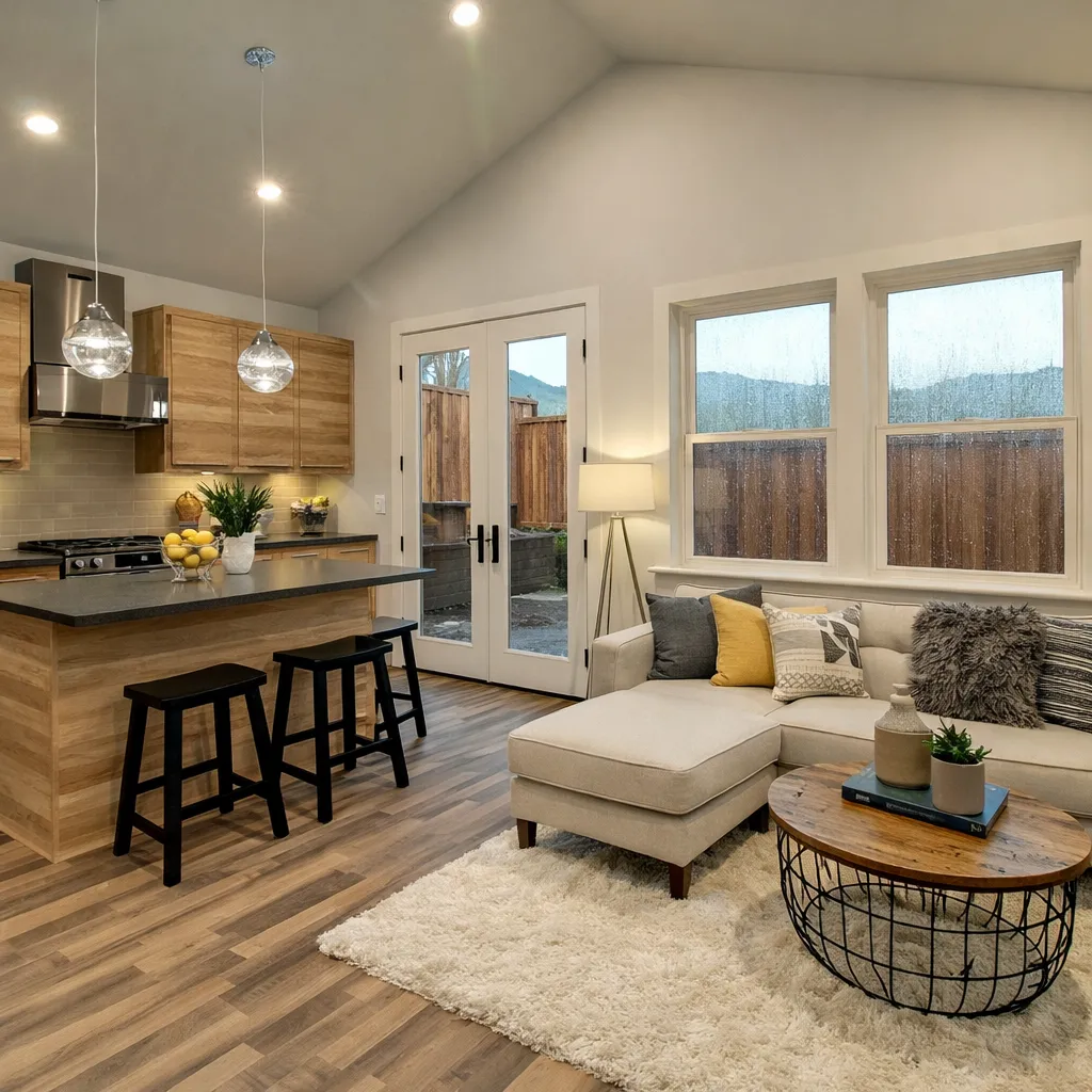 Basement after renovation — legal rental suite